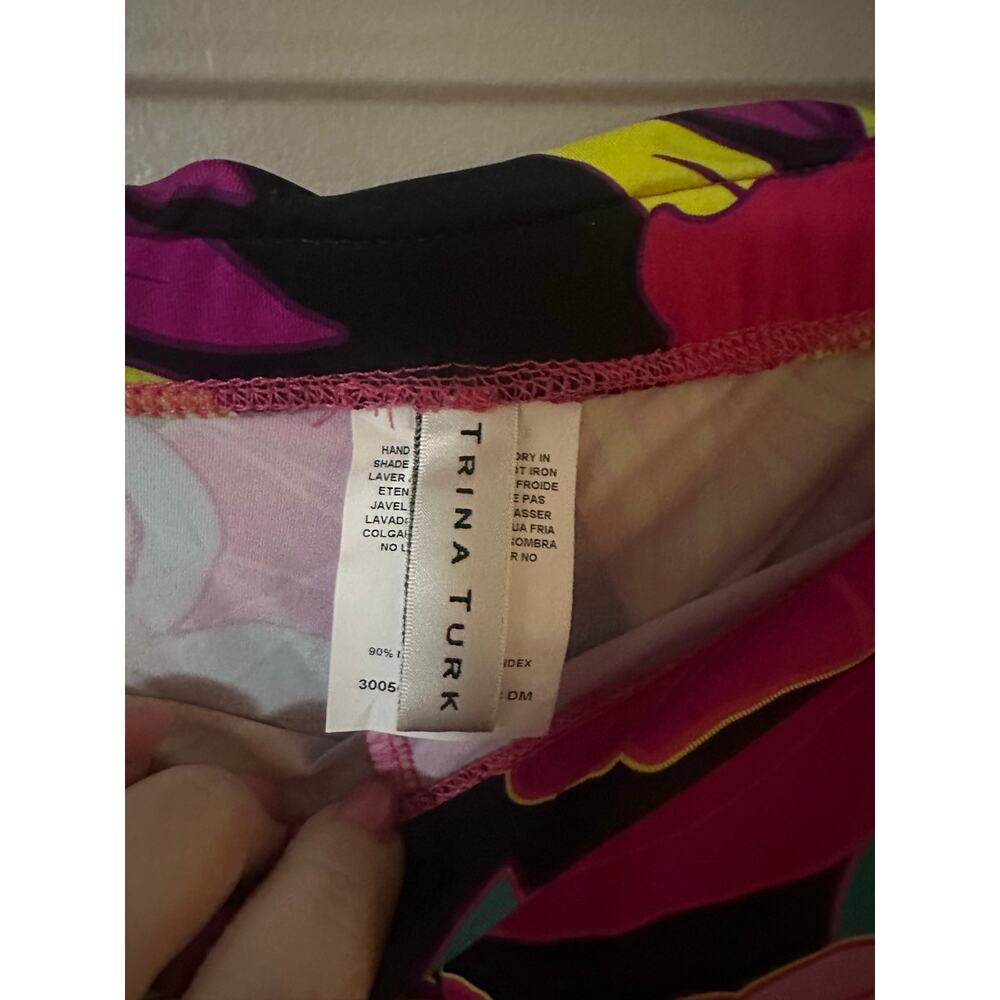 Trina Turk Solar Floral Coverup Pants Size XL - Picture 4 of 6